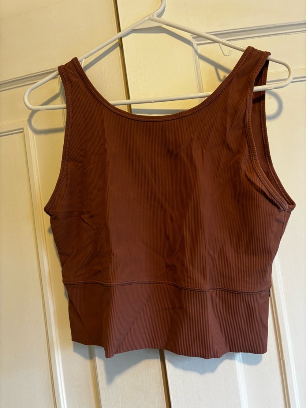 Lululemon Ribbed Crop Tank Top - mauve